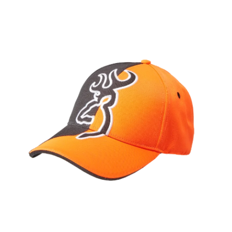 BROWNING CASQUETTE HALF BLAZE NOIRE/ORANGE