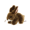 PELUCHE LAPIN BRUN FONCE - 18CM