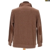 LOVERGREEN SWEAT COL ZIP CAMEL+COUDE