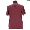 VORTEX T-SHIRT BORDEAUX CORE LOGO NOIR