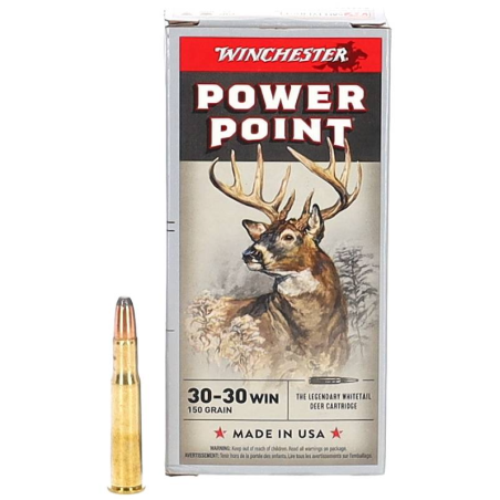 WINCHESTER CAL .30-30, POWER POINT - 9.7GRAMMES