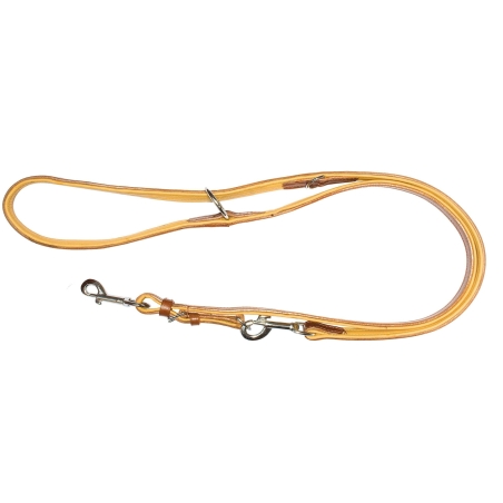 LAISSE DE DRESSAGE CUIR MARRON - HEIM