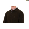 LOVERGREEN SWEAT COL BOUTONNE BRONZE