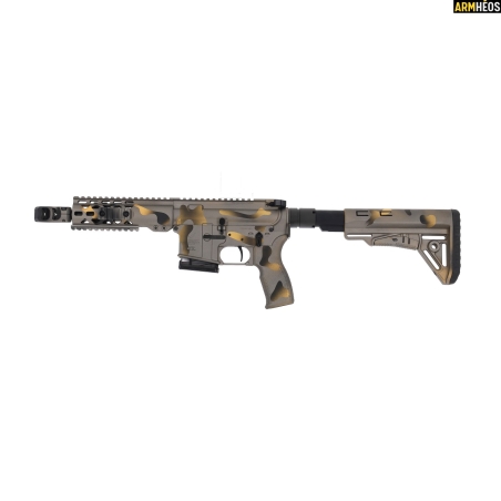 LEGACY ARMAMENT CARABINE AR15 EXTREME CUSTOM LEVEL 3 - 223 REM - HEXACAMO GREY GOLD 7.5"