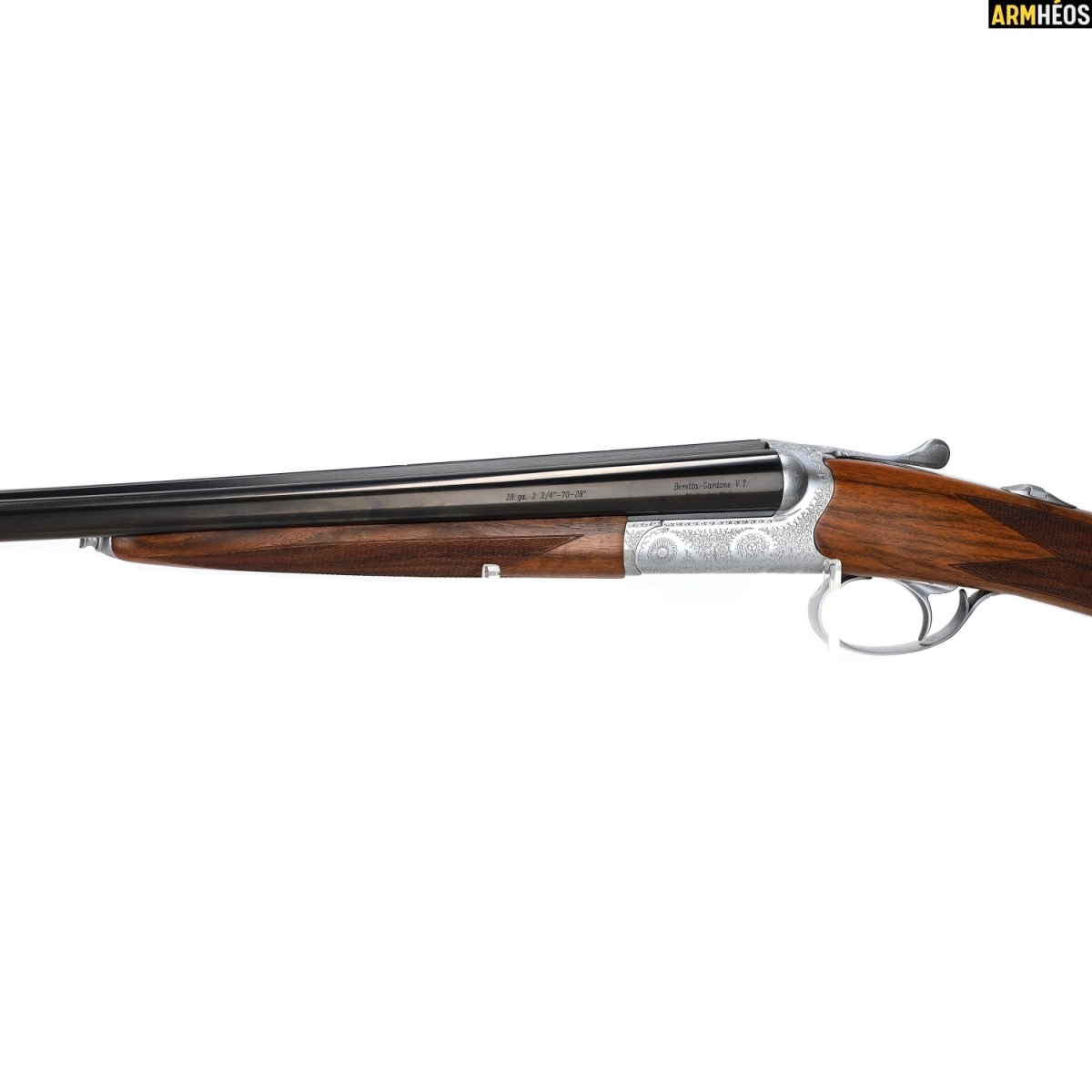 BERETTA JUXTAPOSÉ 486 JUXTA CAL.28/70 CROSSE ANGLAISE CANON 71 CM. zoom gauche