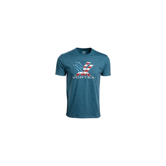 T-SHIRT STARS & STRIPES BLEU TAILLE L