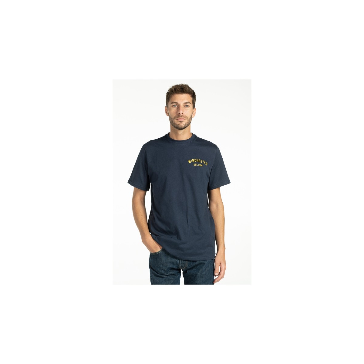 WINCHESTER T SHIRT COLOMBUS NAVY