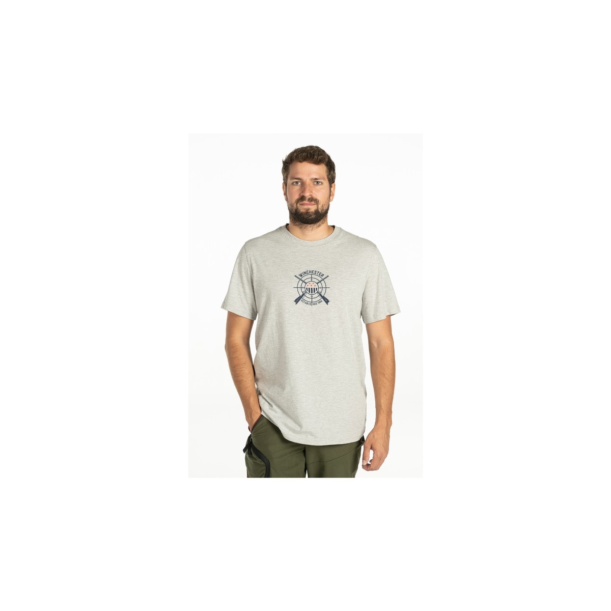 WINCHESTER T SHIRT PARLIN MELANGED GREY