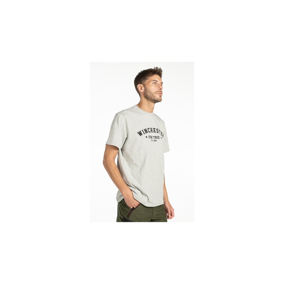 WINCHESTER T SHIRT ROCKDALE GREY