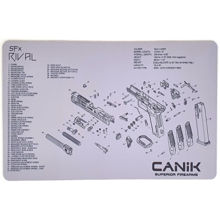 CANIK TAPIS DE NETTOYAGE TP9 SFX RIVAL