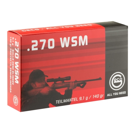 GECO CAL.270 WSM, TEILMANTEL - 9.1GRAMMES