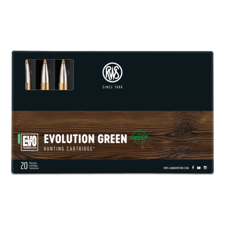 RWS CAL 7X64, EVOLUTION GREEN - 8.2GRAMMES