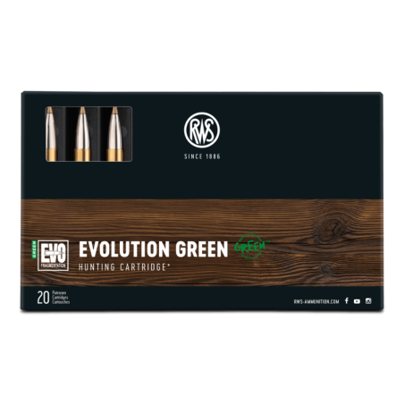 RWS CAL .7X65, EVOLUTION GREEN - 8.2GRAMMES