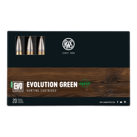 RWS CAL .9.3X62, EVOLUTION GREEN - 11.9GRAMMES