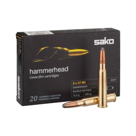 SAKO CAL .8X57 JRS, HAMMERHEAD - 13GRAMMES