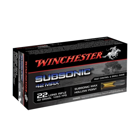 WINCHESTER 22LR SUBSONIC HP - 42GR x50