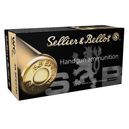 SELLIER BELLOT .38 WAD CUTTER 148GR X50