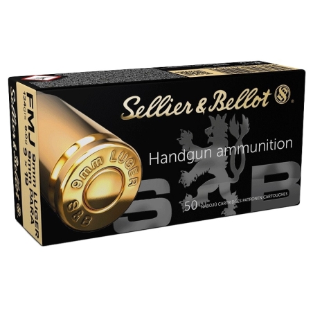 SELLIER BELLOT FMJ 9X19 124GR X50