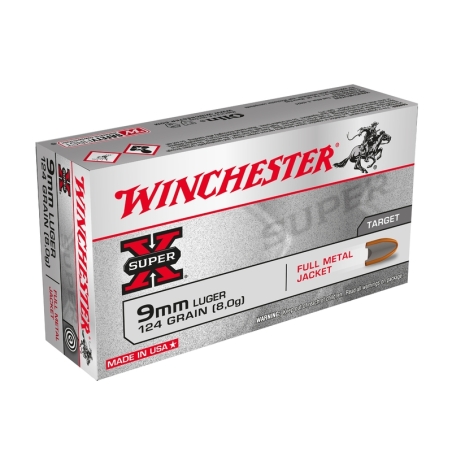 WINCHESTER 9X19 FMJ 124 GR  X50