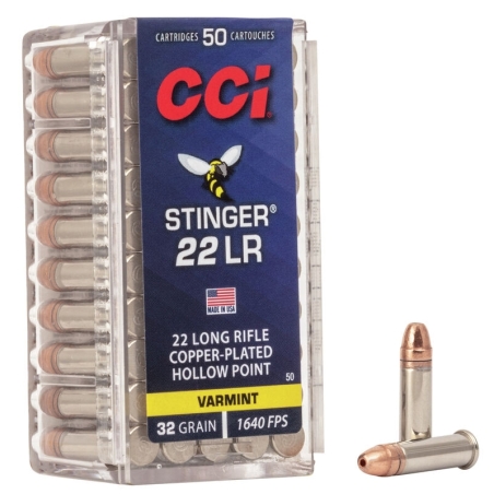 CCI 22LR HV STINGER 32GR HP X50