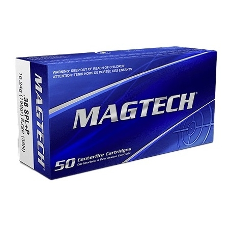 MAGTECH .38 SPL +P SJSP 158GR x50