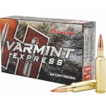 HORNADY 6.5 CREEDMOOR V-MAX 95GR X20