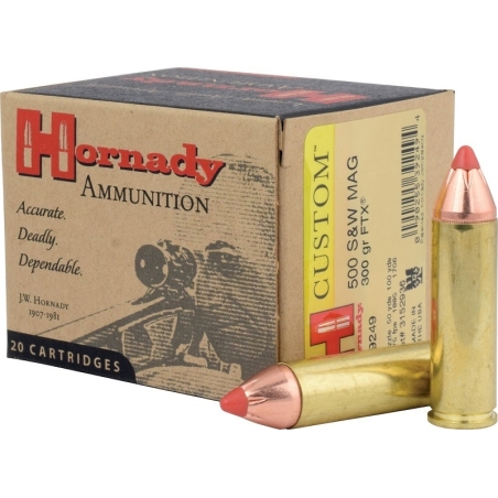 HORNADY CART 500 SW MAG FTX 300 GR X20