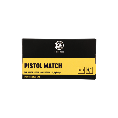 RWS CAL. 22LR PISTOL MATCH 40GR X50