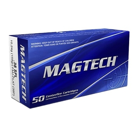 MAGTECH .38 SPL  FMJ FLAT NOSE 158GR X50