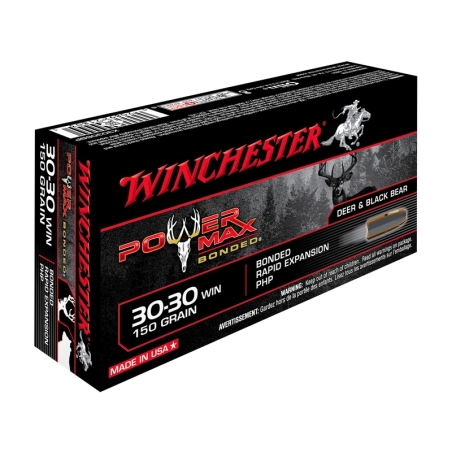 WINCHESTER CAL .30-30 WIN, POWER MAX BONDED - 9.7GRAMMES