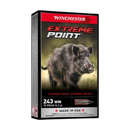 WINCHESTER CAL .243 WIN, EXTREME POINT - 6GRAMMES