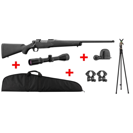 PACK MOSSBERG PATRIOT CAL .30-06SPR CANON 56 CM SYNTHÉTIQUE SPÉCIAL CHEVREUIL