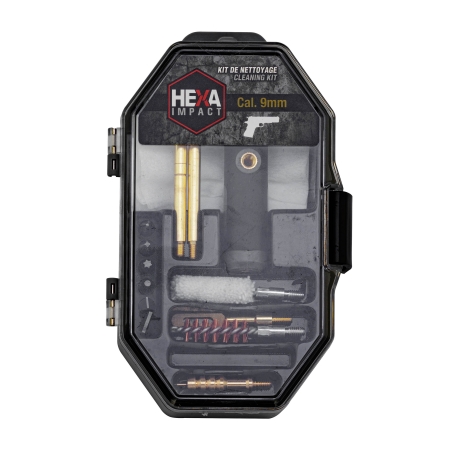 KIT DE NETTOYAGE HEXA IMPACT POUR ARMES CAL. 9MM-38SP-357MAG