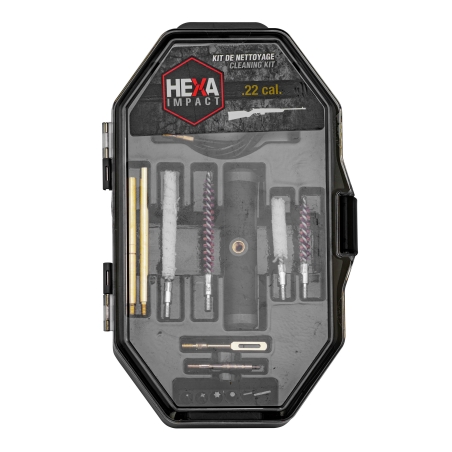 KIT DE NETTOYAGE HEXA IMPACT POUR ARMES CAL .22