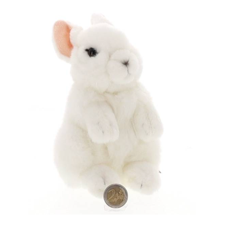 PELUCHE LAPIN BLANC 18CM