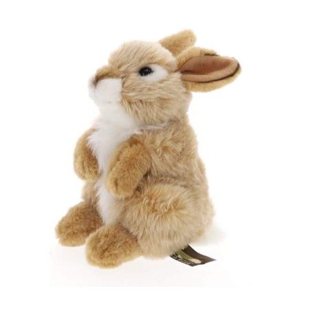 PELUCHE LAPIN MARRON - 18CM