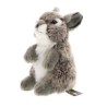 PELUCHE LAPIN GRIS - 18 CM